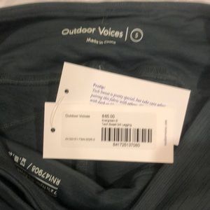 Outdoor Voices Pants - Outdoor Voices 3/4 TechSweat Leggings Outdoor Voices Pants - Outdoor Voices 3/4 TechSweat Leggings